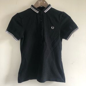 Fred Perry x Amy Winehouse black polo